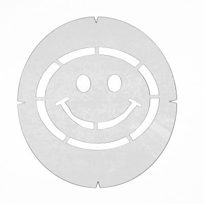 Smiley Face Stencil