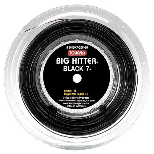 Big Hitter Black 7 16 Gauge 200 Meter Reel – Tennis String 