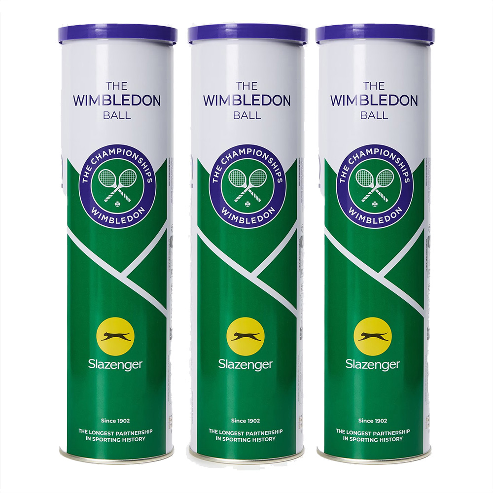 Slazenger Wimbledon Tennis Balls - from £15.65 Per Dozen